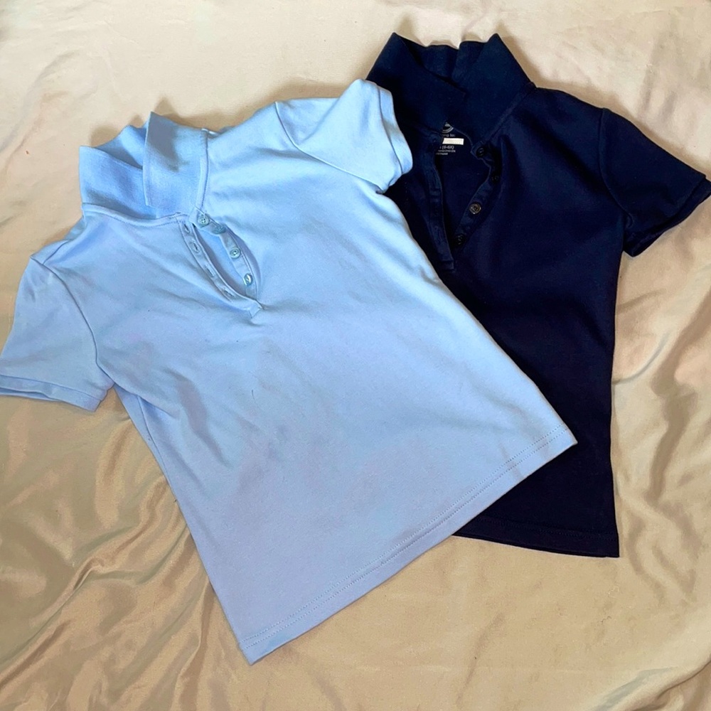 Wonder Nation school uniform tops(kids) 2 count